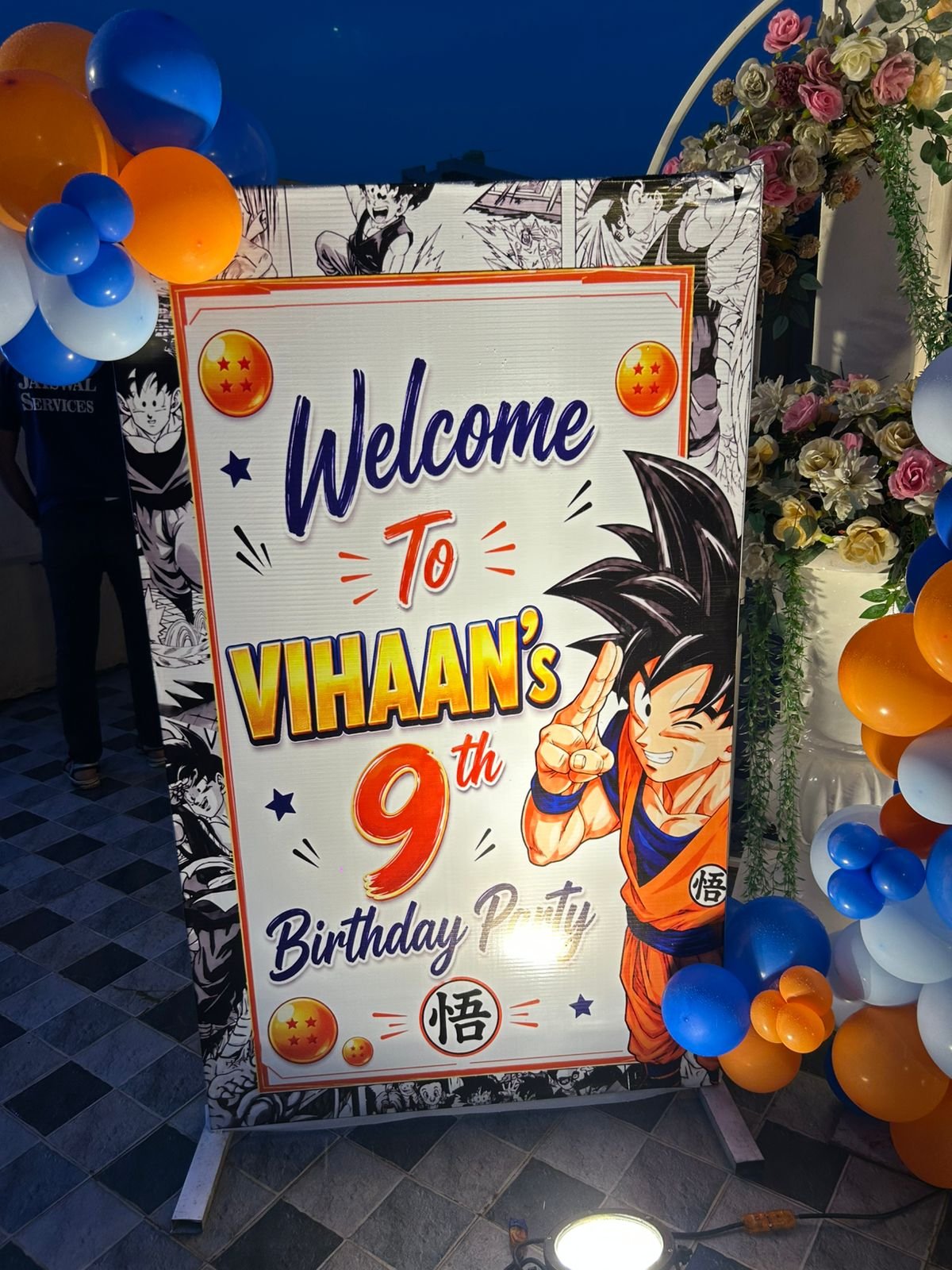 Anime Theme Birthday Decoration