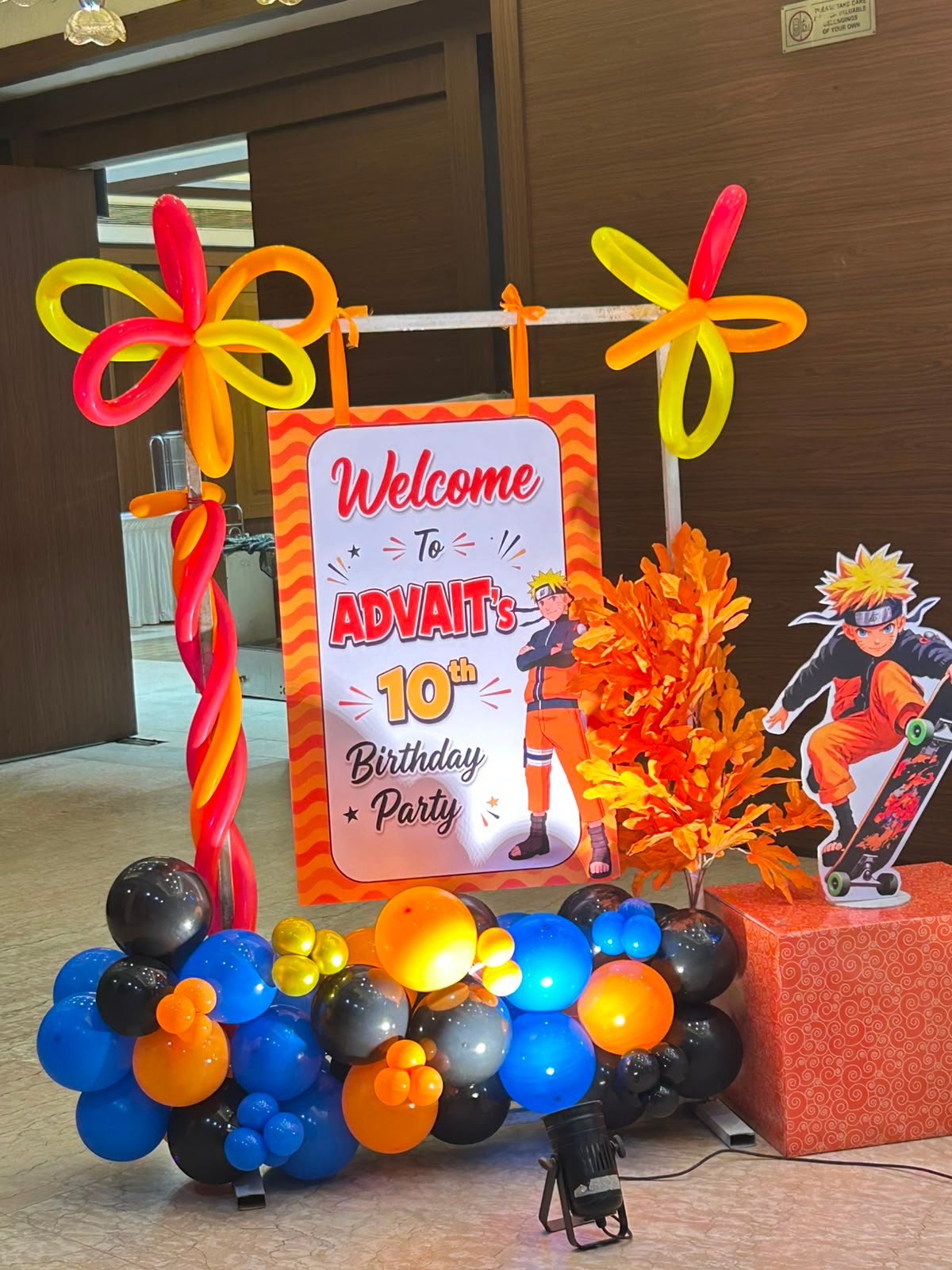 Naruto Theme Birthday Decoration